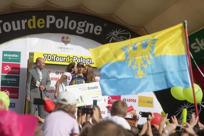 Żółto-niebieski Tour de Pologne? Śląskich flag było mało