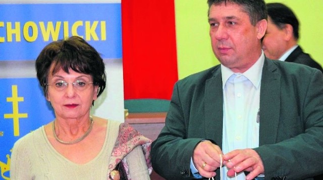 Goście z Niemiec w starostwie: Ingelore Holz i Wolfgang Hellwig