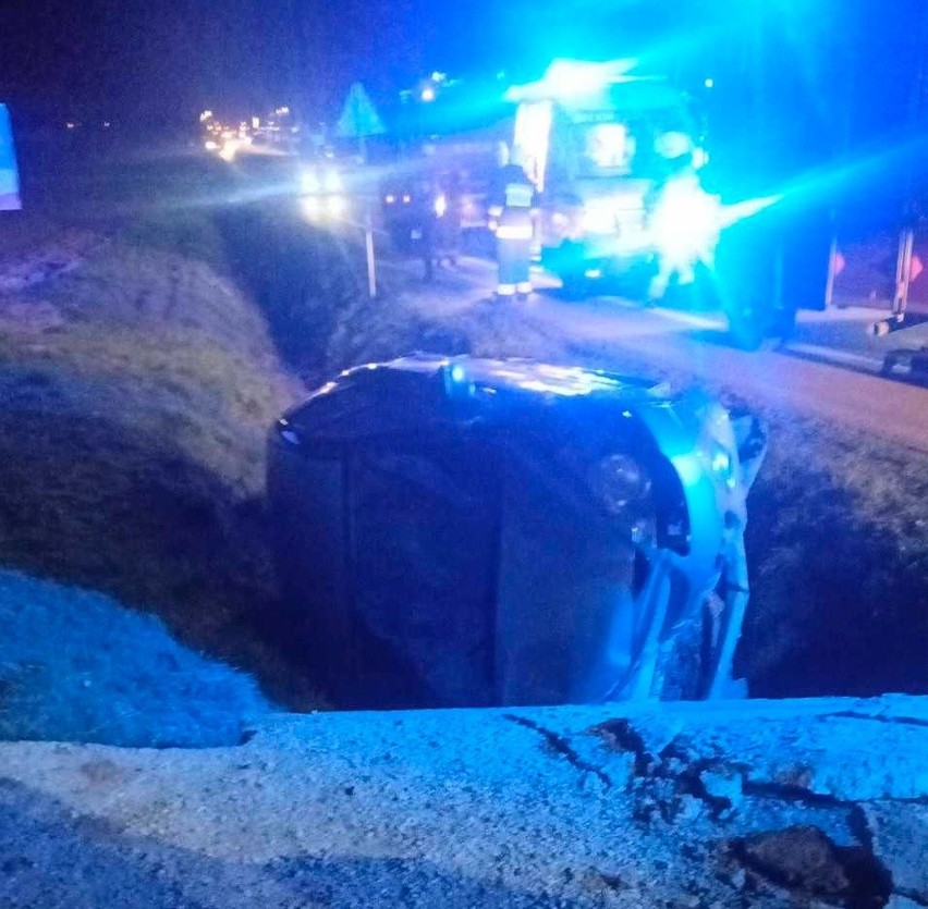 Wypadek w Zadąbrowiu.