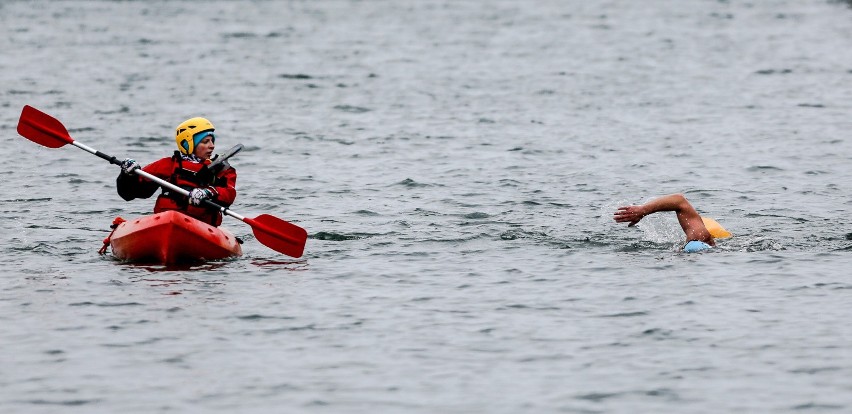 04.02.2017 gdynia,  basen portu marina gdynia, ice mile swim...