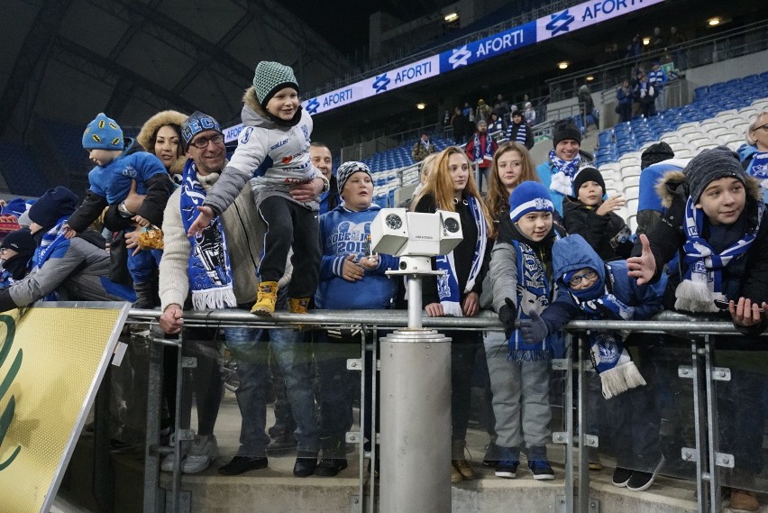 Podczas meczu Lech Poznań - Wisła Płock (2:1) atmosfera na...