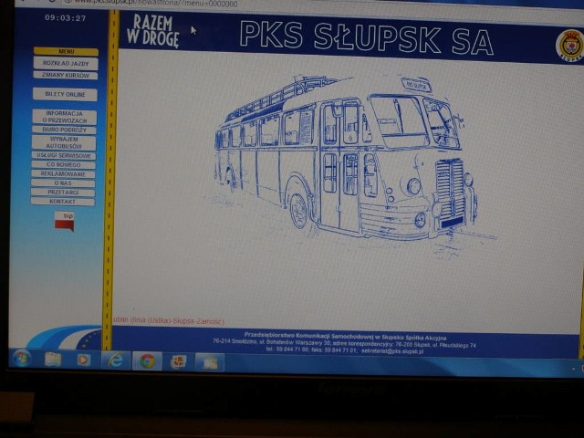 Słupski PKS SA jako pierwszy przewoźnik w Pomorskiem wprowadził samodzielną sprzedaż biletów online na wszystkie kursy dalekobieżne.