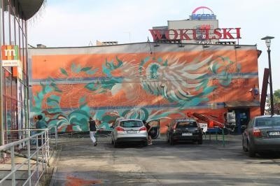 Nowy mural Bielsku-Białej pojawił się na ścianie domu...