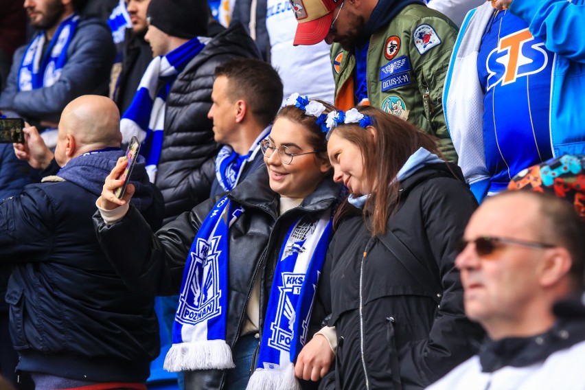 Na Stadionie Poznań podczas meczu Lecha Poznań z Legią...