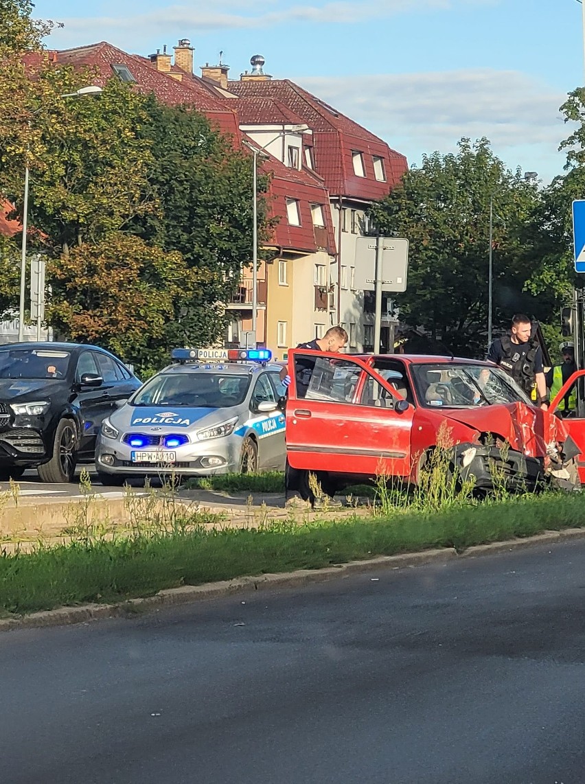 Wypadek na ulicy Ku Słońcu 31.08.2022