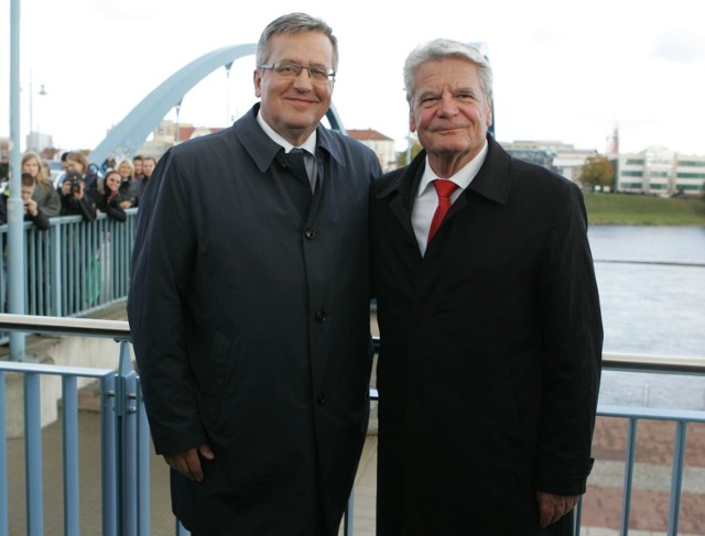Bronisław Komorowski swoją wizytę w Lubuskiem zacznie od przyjazdu do Słubic. Towarzyszył mu prezydent Niemiec Joachim Gauck.
