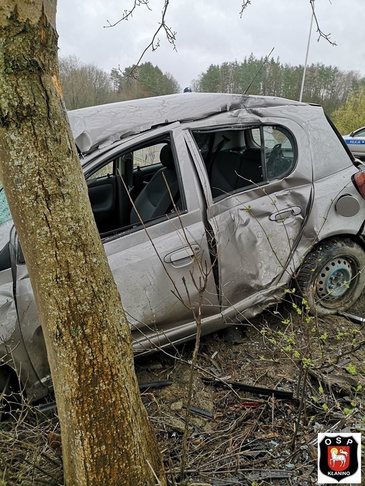 Wypadek na drodze krajowej nr 11 w Przydargini w gminie Bobolice [zdjęcia]