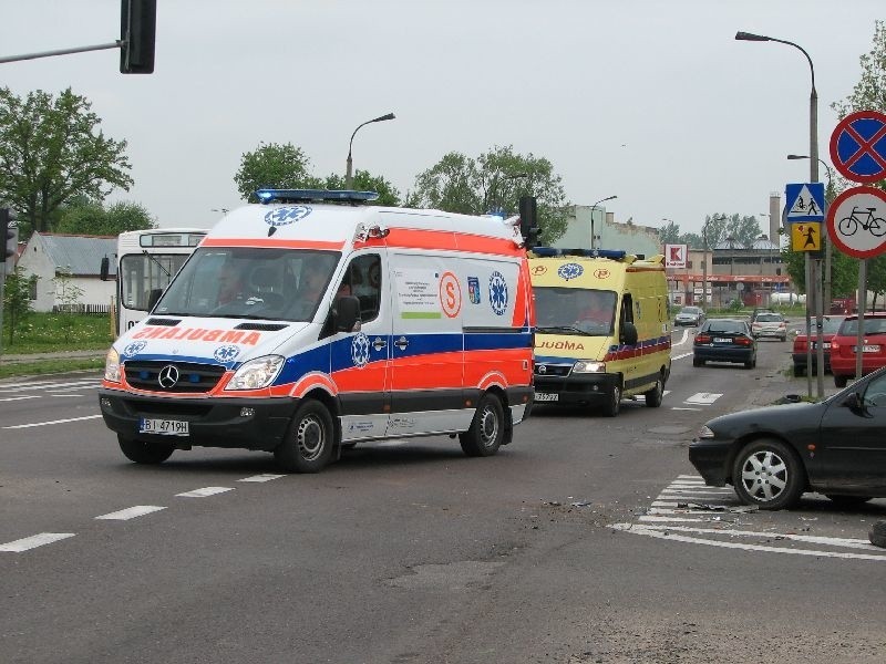 Wypadek w Bielsku