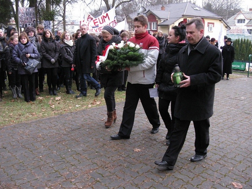 Protest licealistów z Miastka