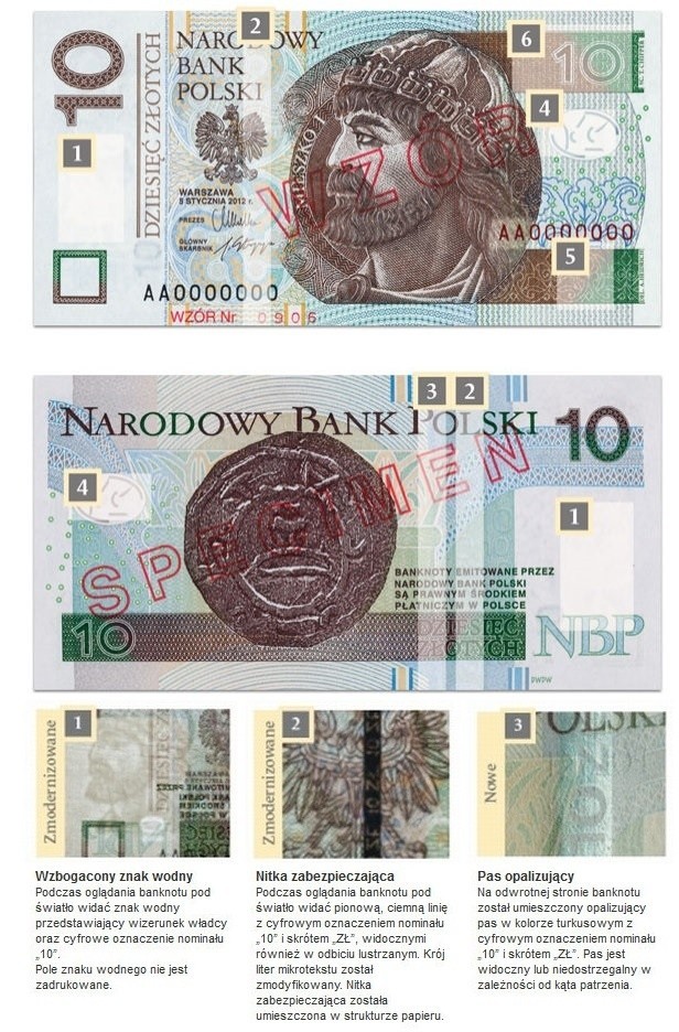 Nowe zmodernizowane banknoty - zobacz, czym różnią się od...