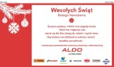Wesołych Świąt Bożego Narodzenia od partnerów, pracowników i właścicieli firmy ALDO