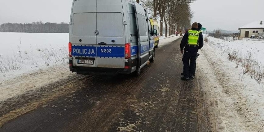 Śmiertelny wypadek w miejscowości Borzęcinko. Kierowca zginął na miejscu