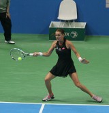 WTA Katowice Open 2015: Czarna koronkowa sukienka Agnieszki Radwańskiej to hit! [ZDJĘCIA, OPINIE]