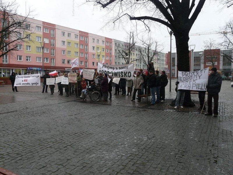 Protest w Stargardzie przeciwko fermie norek