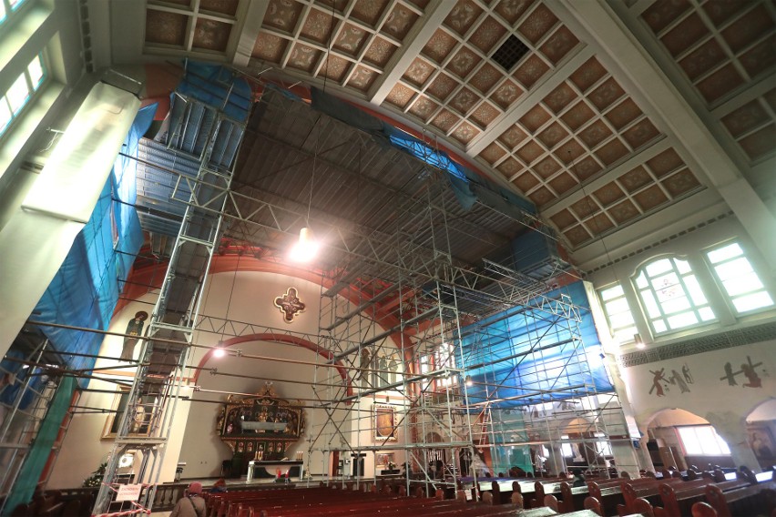 Połowa wnętrza Sanktuarium Najświętszego Serca Pana Jezusa w Szczecinie gotowa