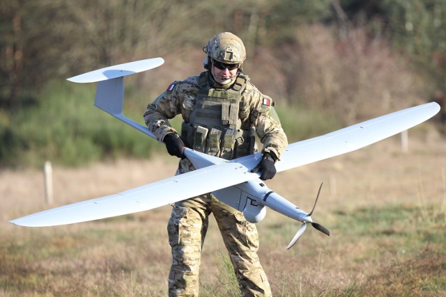 Poszukiwany wojskowy dron został odnaleziony