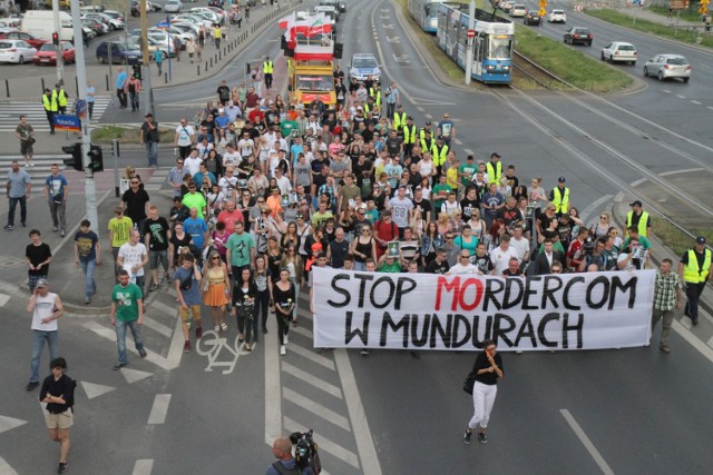 Po śmierci Igora S. na komisariacie przy Trzemeskiej organizowano we Wrocławiu protesty i manifestacje przeciwko brutalności policji