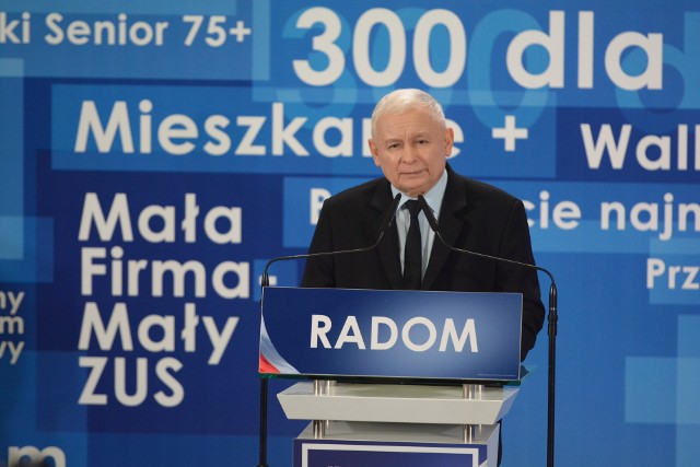 - Radom wciąż jest miastem, w którym "czuć lata 90. - mówił prezes PiS Jarosław Kaczyński.