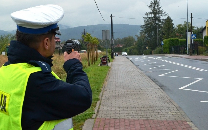 Akcja bielskiej drogówki z karawanem w tle [ZDJĘCIA]