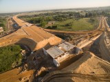 Budowa autostrady A1 ZDJĘCIA Z DRONA Blachownia - Zawodzie to jeden krótszych odcinków budowy autostrady A1