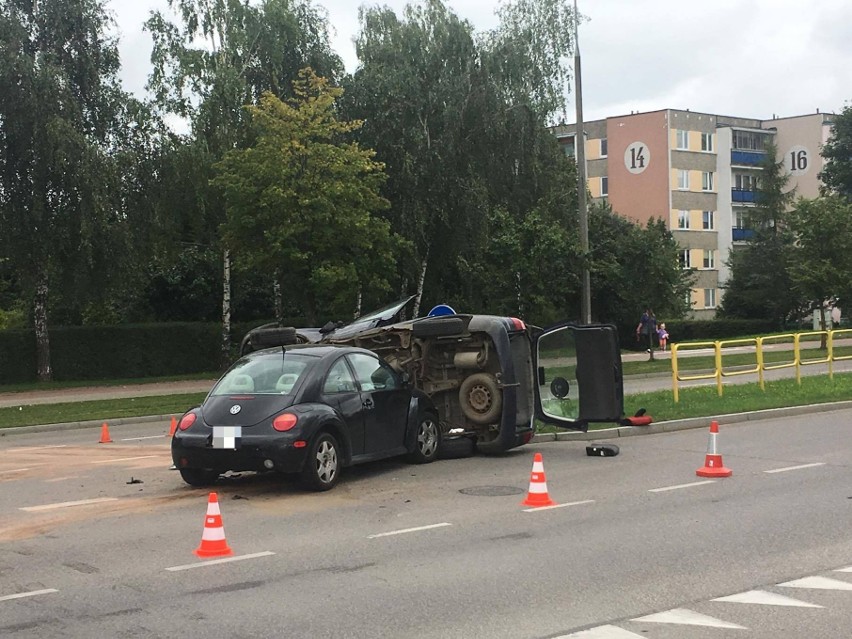 Do zdarzenia drogowego doszło dzisiaj około 10.30 w Łomży....