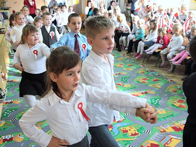 Święto Niepodległości w grudziądzkim przedszkolu