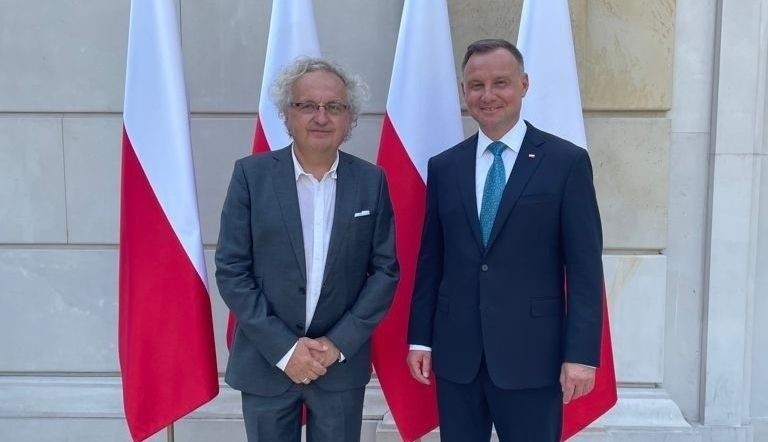 Andrzej Mochoń z prezydentem Andrzejem Dudą rozmawiał o zbliżającym się Salonie Obronnym