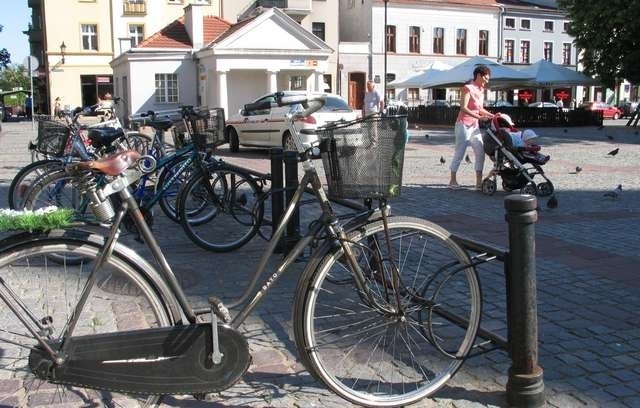 stojaki rowerowe Rynekstojaki rowerowe - Rynek Nowomiejski