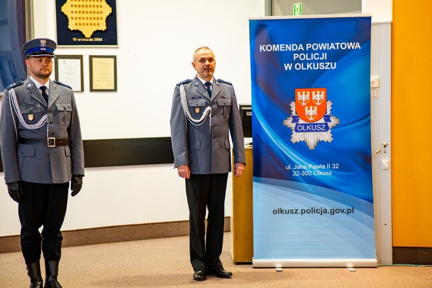 Uroczystość w Komendzie Powiatowej Policji w Olkuszu