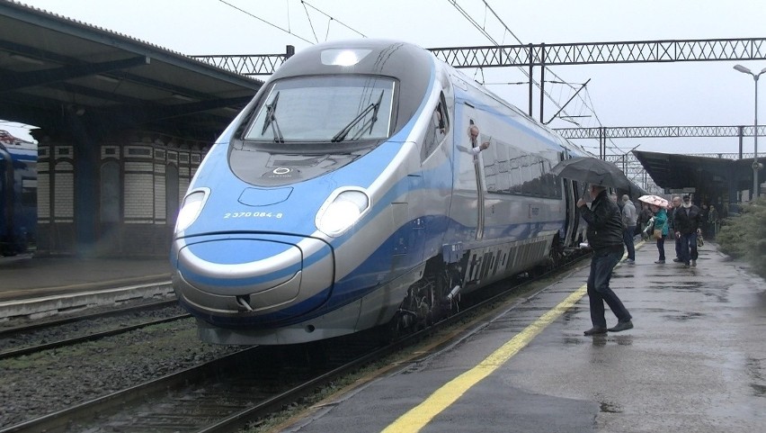 Pendolino na testach w Słupsku (wideo)