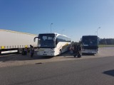Kierowcy niemieckiego autobusu jechali, choć powinni odpoczywać. Zatrzymali ich bydgoscy inspektorzy