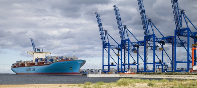 Do Gdańska zawijają największe kontenerowce Maerska