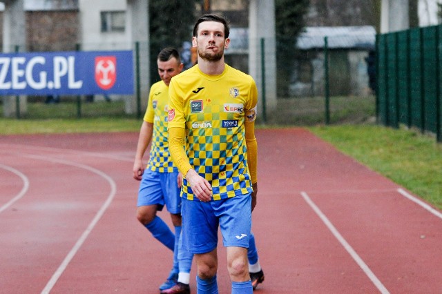 Dawid Pożarycki na koniec meczu nie miał powodów do radości.