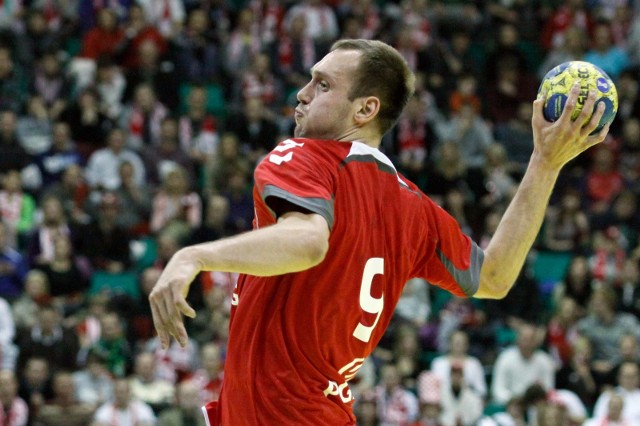 Paweł Podsiadło był reprezentantem Polski, tu w meczu towarzyskim z Rumunią w 2010 roku