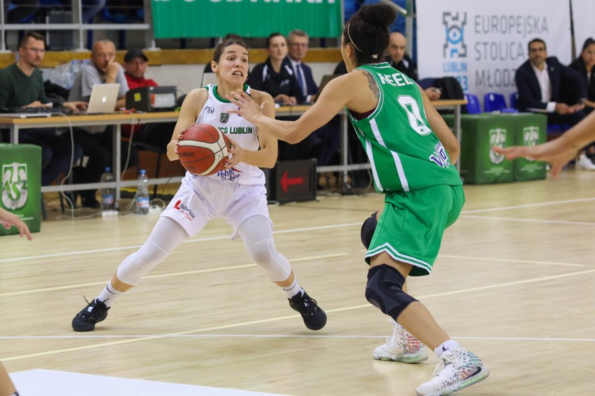 Lubelskie koszykarki od porażki z Panathinaikosem Ateny zainaugurowały zmagania w rozgrywkach EuroCup. Zobacz zdjęcia 