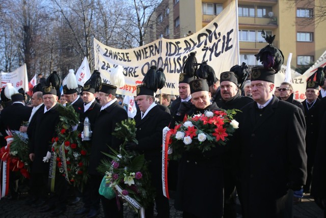 Uroczystości pod kopalnią Wujek 2016