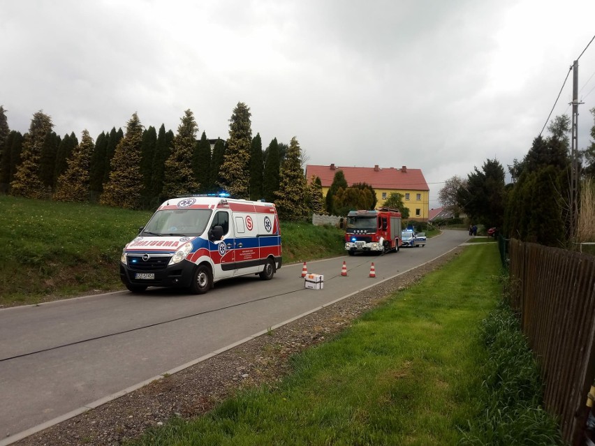 Do wypadku doszło w Porębie w gminie Leśnica.