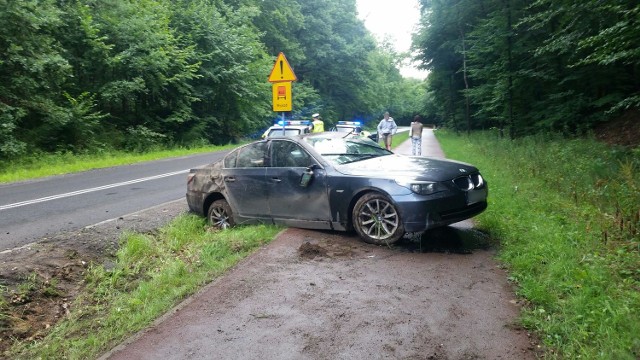 Wypadek na trasie Koszalin - Sianów.
