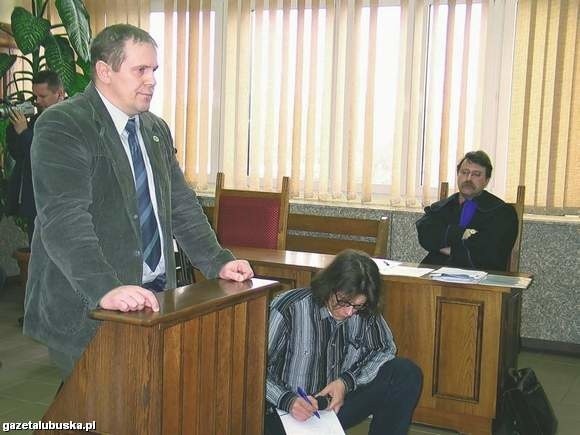 Za głodówkę pod ziemią górnik z Głogowa Dariusz Kwiatkowski stanął przed sądem (fot. Dorota Nyk)