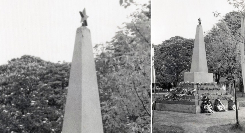 Pomnik z gwiazdą został zdemolowany w roku 1956