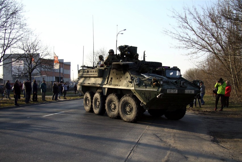 24.03.2015 Lublin  przyjazd Amerykańskiego Konwoju...