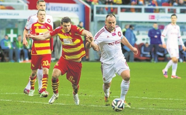 W ostatnim meczu ligowym Jagiellonii z Wisłą Kraków padł remis 2:2