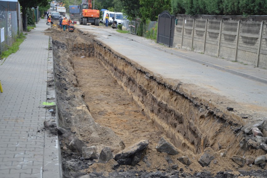 Zakorkowany wjazd do Zgierza od strony ul. Szczecińskiej ZDJĘCIA