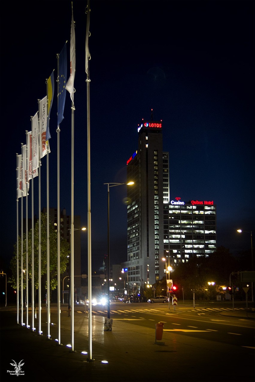 Katowice nocą