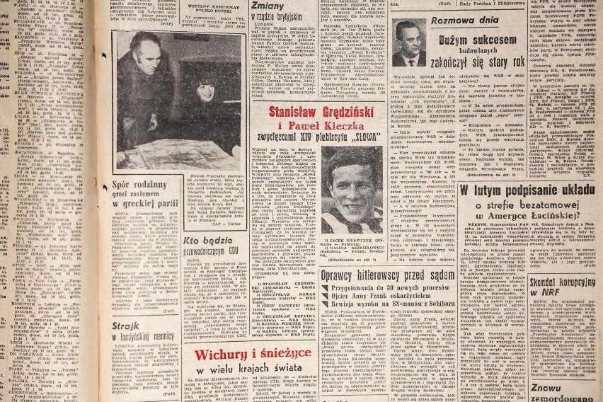 Stanisław Grędziński w 1966 roku został trzykrotnie...