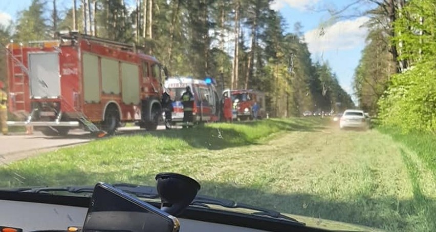 Wypadek śmiertelny motocyklistki w m. Żednia