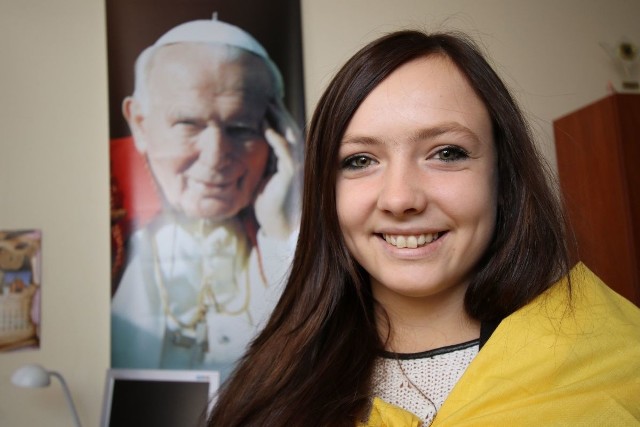 Emilia Koneczna jest jedną ze stypendystek fundacji „Dzieło Nowego Tysiąclecia” w diecezji kieleckiej.