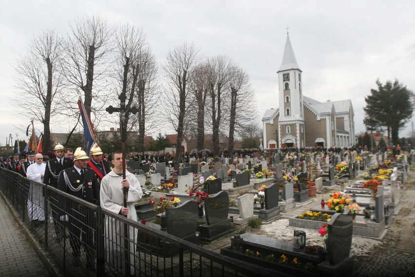 Pogrzeb Ryszarda Pluty radnego Kuźni Raciborskiej