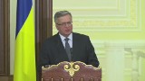 B.Komorowski: Polska wesprze operację pokojową ONZ na Ukrainie