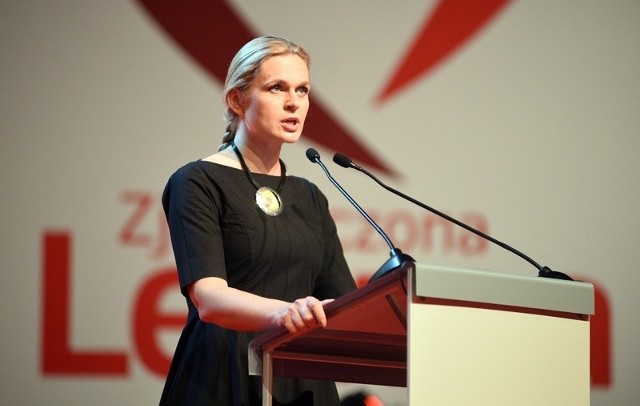 Barbara Nowacka, liderka Zjednoczonej Lewicy.
